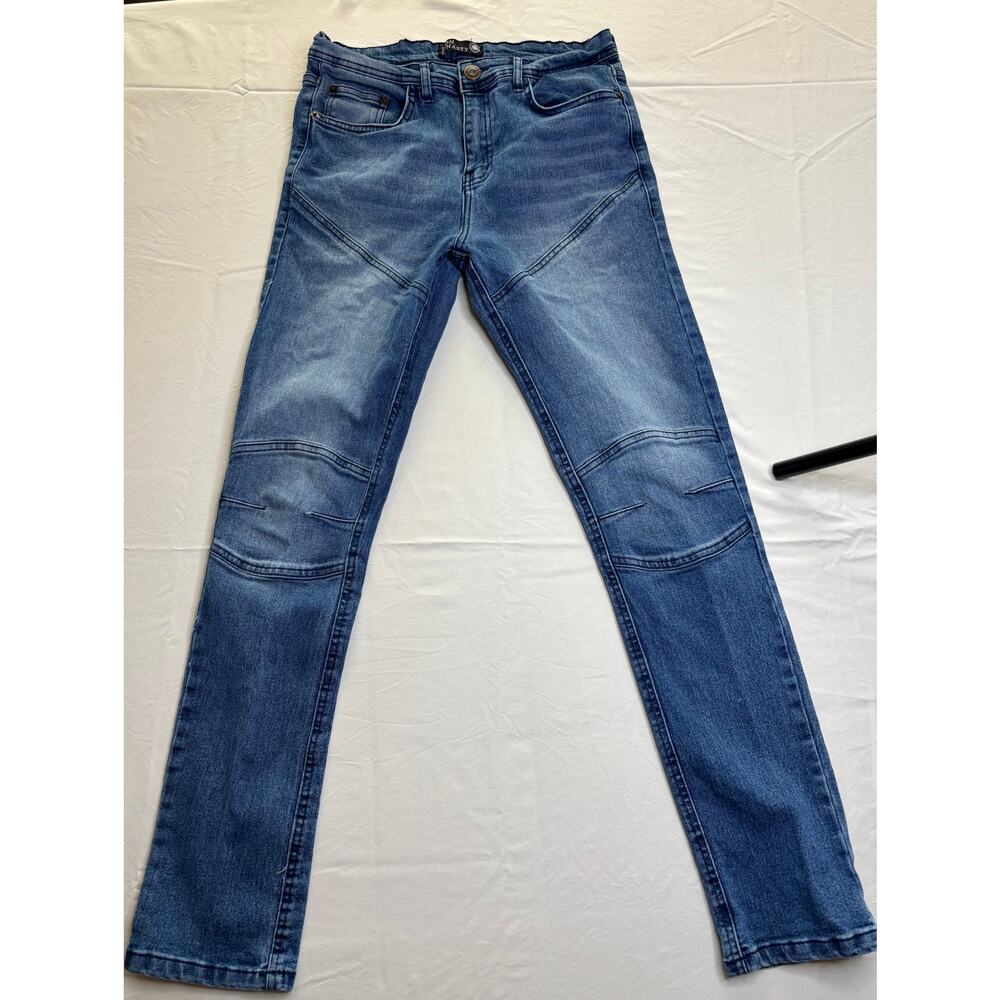 Lion Dynasty Men's Jeans, Blue, Size 30R